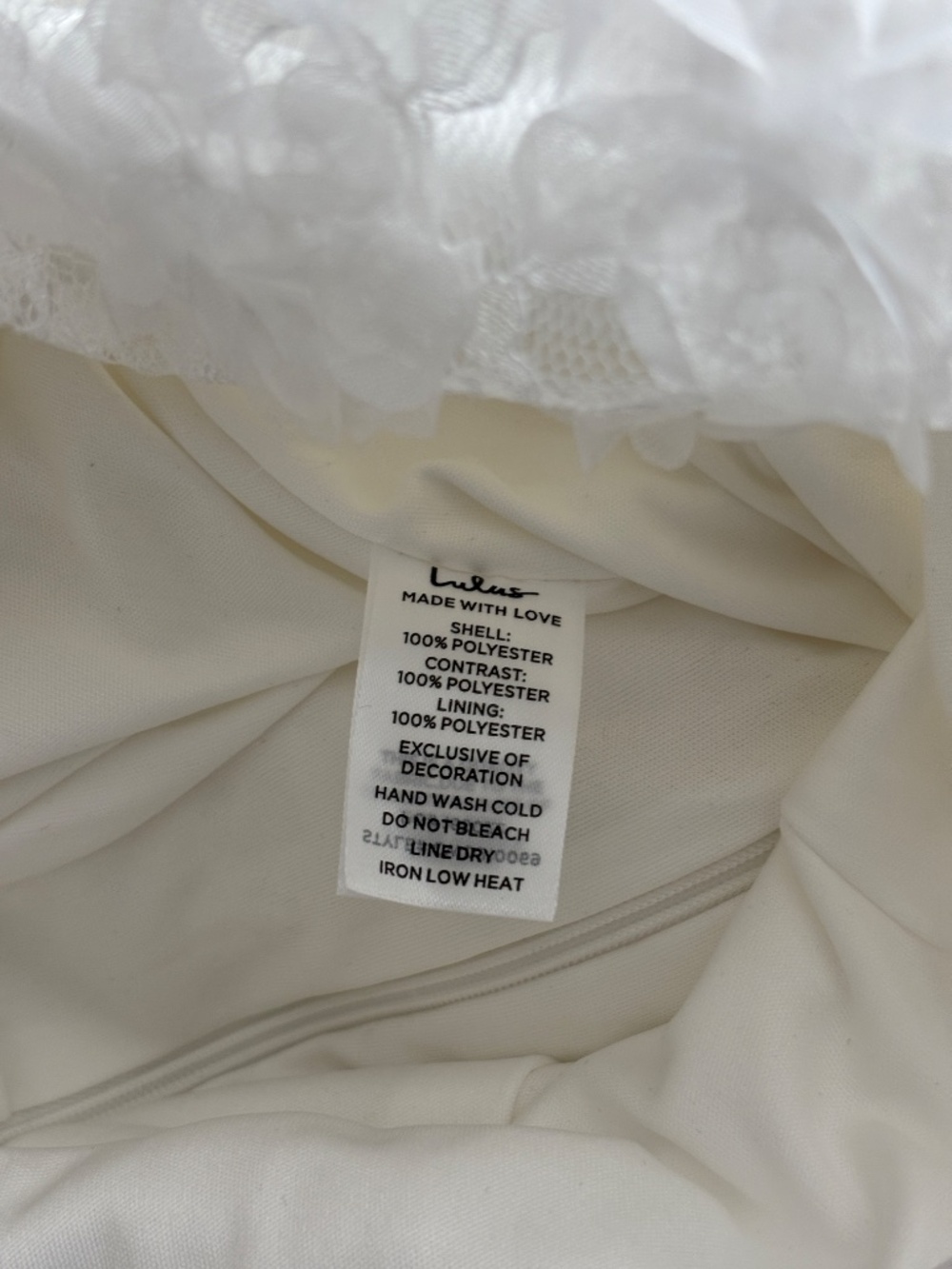 Lulus Stunning Destiny One-Shoulder High Low Dress - White Size S - Picture 14 of 14